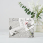 Moderne Foto Bruiloft Save the Date (Staand voorkant)