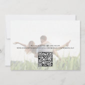 Moderne foto bruiloft Save the Date Custom (Achterkant)