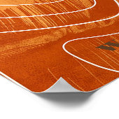 Moderne foto bruiloft welkom teken retro boog ontw poster (Hoek)