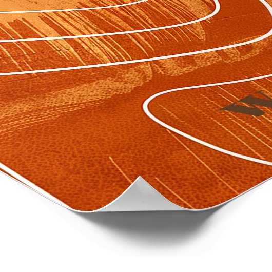 Moderne foto bruiloft welkom teken retro boog ontw poster (Hoek)