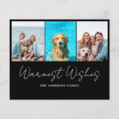 Moderne foto Budget Kerstmis Kaart (Voorkant)