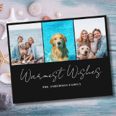 Moderne foto Budget Kerstmis Kaart