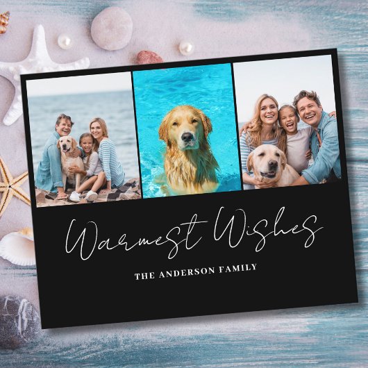 Moderne foto Budget Kerstmis Kaart