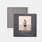 Moderne FOTO Cadeau Aangepaste Tekst Leiste Onderw Magneet (Voorkant / Achterkant)