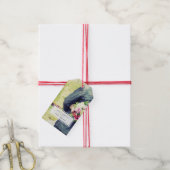 Moderne foto cadeaulabel (Met Touw)