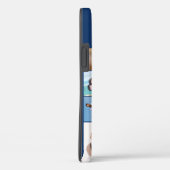 Moderne foto Collage 11 Afbeelding Blue Sideways Case-Mate iPhone Case (Achterkant / Rechts)
