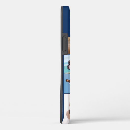 Moderne foto Collage 11 Afbeelding Blue Sideways Case-Mate iPhone Case (Achterkant / Rechts)