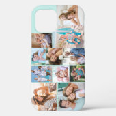 Moderne Foto Collage 11 Afbeelding Mint Sideways Case-Mate iPhone Case (Achterkant)