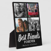 Moderne Foto Collage Best Friends Forever Fotoplaat (Zijkant)