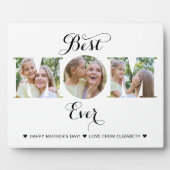 Moderne foto Collage Beste mama ooit Moederdag Fotoplaat (Voorkant)
