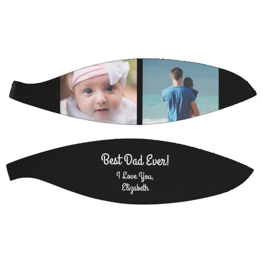 Moderne foto Collage Beste pap ooit Vaderdag Basketbal (Panelen)