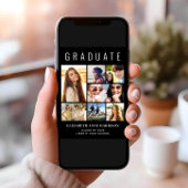 Moderne foto Collage Black Afstuderen