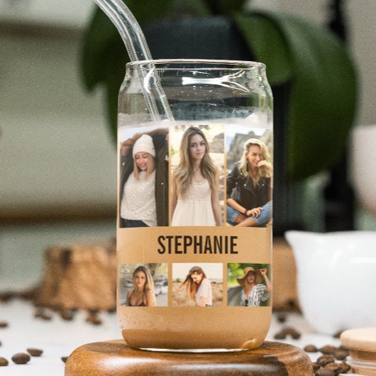 Moderne foto | Collage Drink Blikvorm Glas