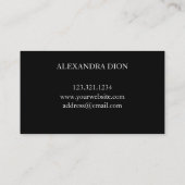 Moderne foto-collage foto visitekaartje (Achterkant)