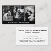 Moderne foto-collage foto visitekaartje (Voorkant / Achterkant)