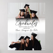 Moderne Foto Collage Friends Graduation Party Poster (Voorkant)