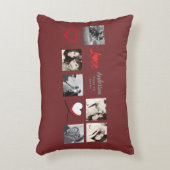 Moderne foto Collage Gift - Wedding, Jubileum Decoratief Kussen (Voorkant(Verticaal))