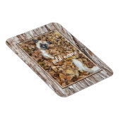 moderne foto-collage hond grappig magneet (Rechterzijde)