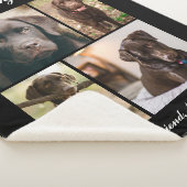 Moderne foto collage Milestone Keepomwille Dogs Ca Sherpa Deken (3/4)