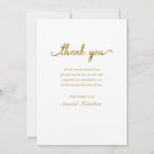 Moderne foto collage sympathie dank u kaart (Achterkant)