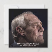 Moderne foto collage sympathie viering leven kaart (Achterkant)