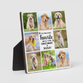 Moderne foto collage van 8 foto's ter nagedachteni fotoplaat (Voorkant)