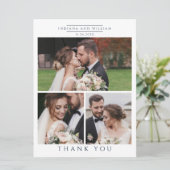 Moderne foto Collage Weddenschap Hartelijk dank (Staand voorkant)