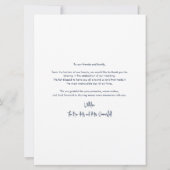 Moderne foto Collage Weddenschap Hartelijk dank (Achterkant)