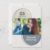 Moderne foto college herfstkleuren aankondiging (Voorkant)