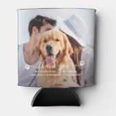 Moderne foto Dank je Hondenliefhebber Pet Wedding Blikjeskoeler (Voorkant)