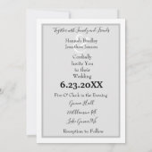 Moderne foto die ik maak, huwelijksuitnodigingen kaart (Achterkant)