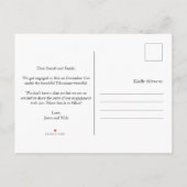 Moderne foto die we hebben gemaakt aankondigingskaart (Achterkant)