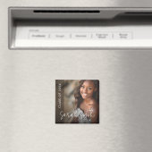 Moderne foto-donkere overlay afstuderen magneet (Insitu (Vaatwasser))