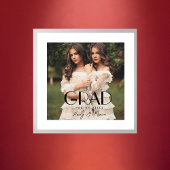 Moderne foto Double Afstuderen High School Folie Afdrukken