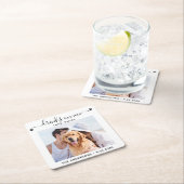 Moderne foto-Drinken op mijn hondenband Kartonnen Onderzetters (Insitu)