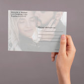 Moderne foto Eenvoudige typografie Vet minimalisti Briefkaart