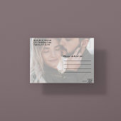 Moderne foto Eenvoudige typografie Vet minimalisti Briefkaart