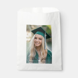 Moderne foto Elegant Afstuderen Bedankzakje