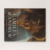 Moderne foto Elegant Wedding Legpuzzel (Horizontaal)