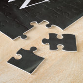 Moderne Foto Elegante Trouwdag Legpuzzel (Zijkant)