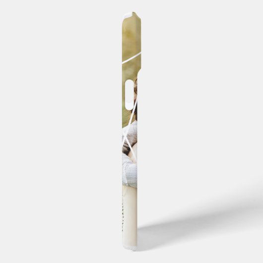 Moderne foto en monogram Case-Mate iPhone case (Achterkant / Rechts)