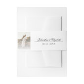 Moderne foto en overlay bruiloft uitnodigingen wikkel (Voorkant Voorbeeld)