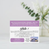 Moderne foto - Estate Verlopen aanbieding Briefkaart (Staand voorkant)