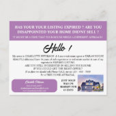 Moderne foto - Estate Verlopen aanbieding Briefkaart (Voorkant)