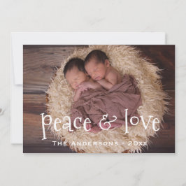 Moderne FOTO-Feestdagen Kaart, aankondiging, ander Feestdagenkaart