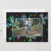 Moderne foto feestdagenkaart (Voorkant)