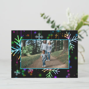 Moderne foto feestdagenkaart