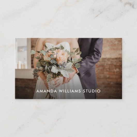 Moderne foto | Fotograaf Fotografie Visitekaartje (Voorkant)