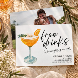 Moderne foto Funny Wedding Save the Date