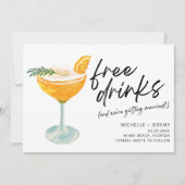 Moderne foto Funny Wedding Save the Date (Voorkant)